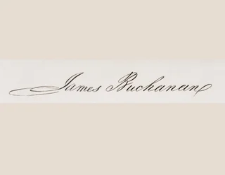 Signature of James Buchanan
